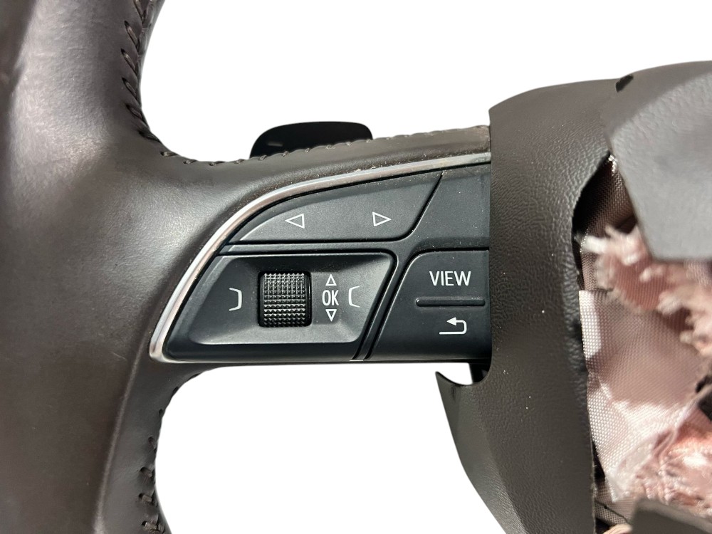 Volante Direção Audi Q7 3.0 Tfsi 2016 2016 4m0419091b  Marrom-escuro 5