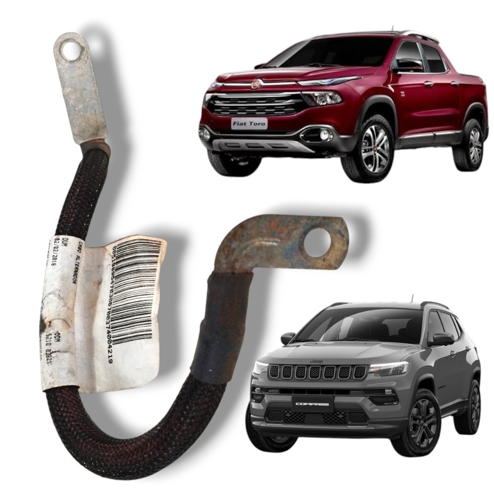 Cabo Terra Alternador Fiat Toro/ Jeep Compass Original 1