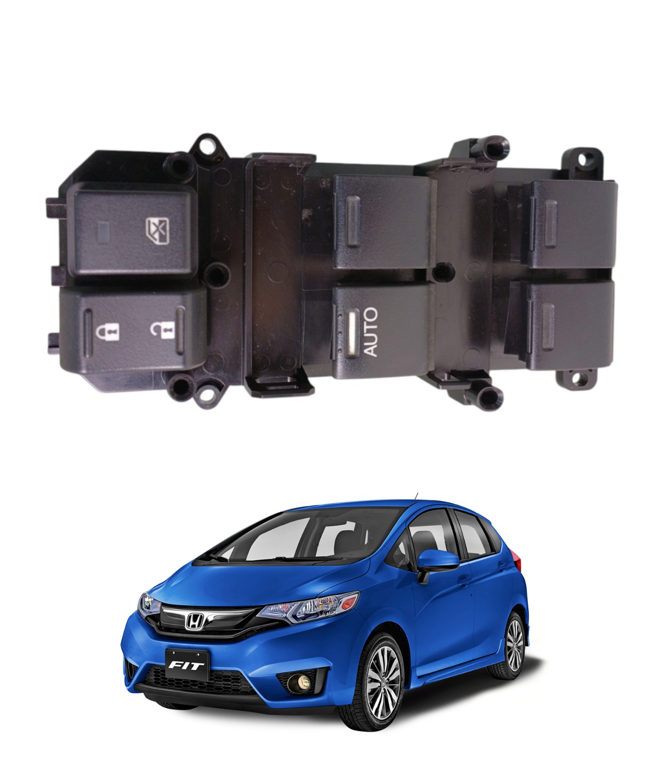 Comando Vidro Dianteiro Esquerdo Honda Fit 2015 2016 E5378