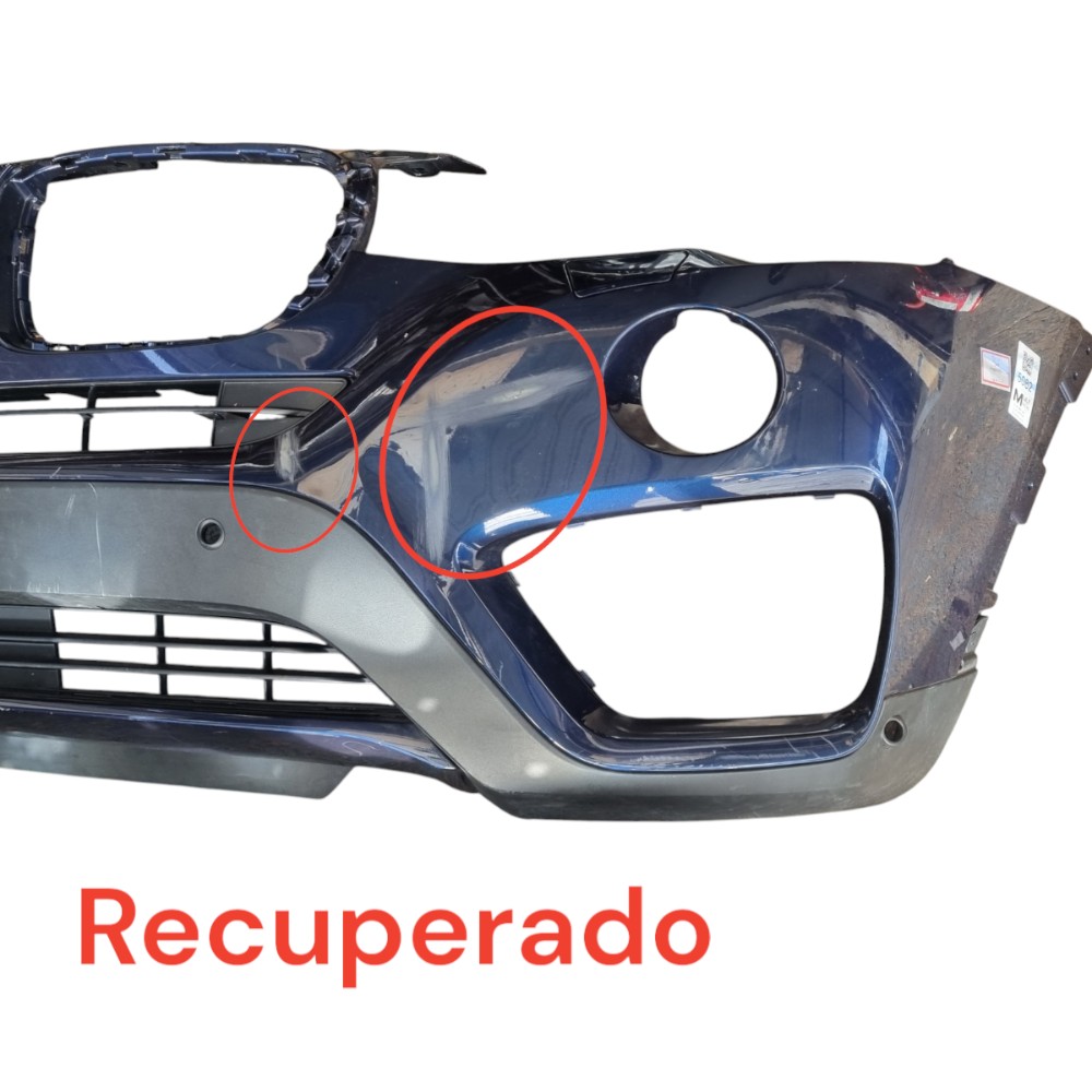 Parachoque Dianteiro Bmw X4 2015 Recuperado  Azul
