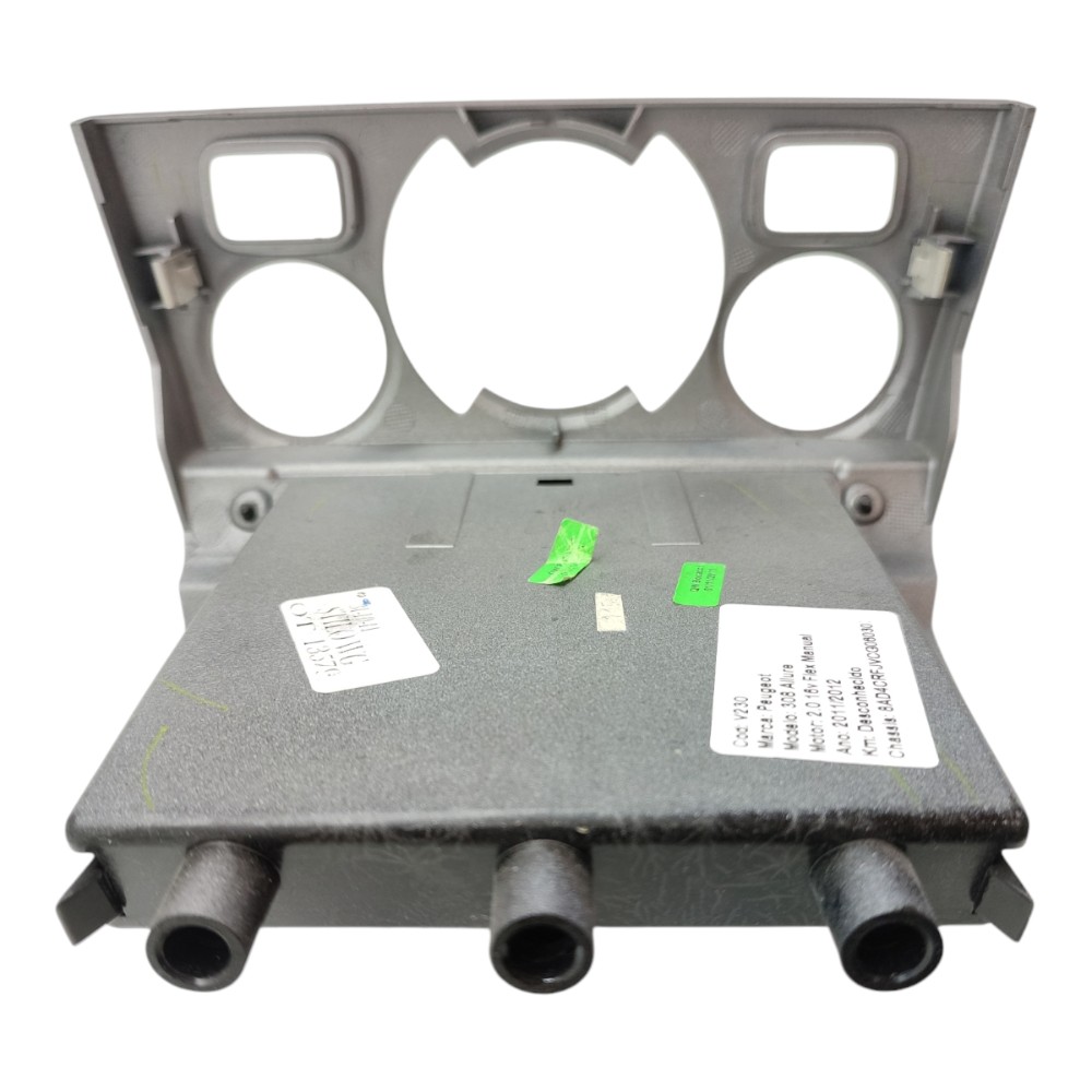 Moldura Comando Ar Porta Treco Painel Peugeot 308 2011 2012 4