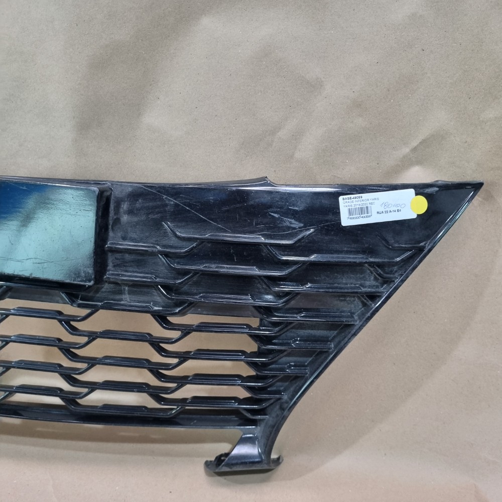 Grade Inferior Toyota Yaris Modelos 2018/2019/2020/2021/2022 Preto 5