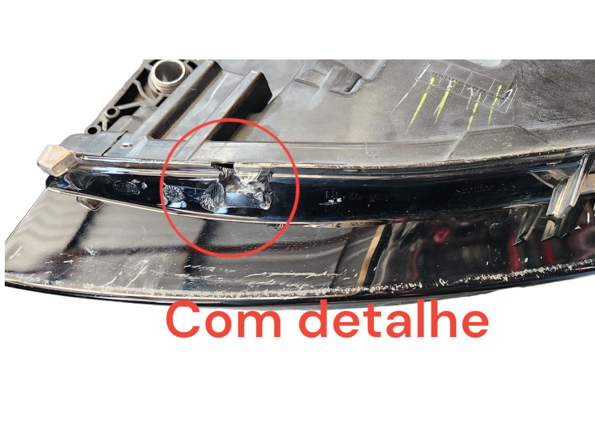 Farol Volkswagen Golf Direito 2014 2017 Recuperado