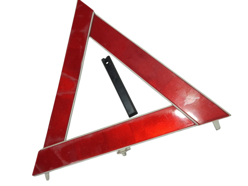 Triângulo Segurança Automotivo Universal Base Com Detalhes 4