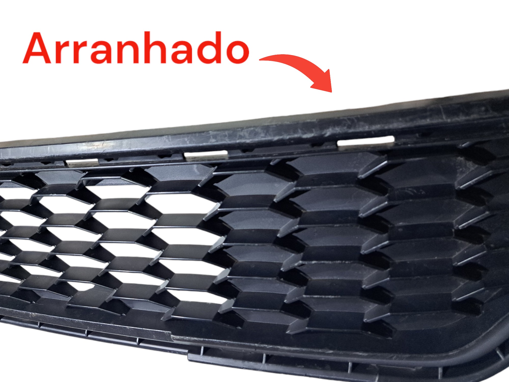 Grade Inferior Central Volkswagen Gol G8 2016 2021 Preto Mate 2
