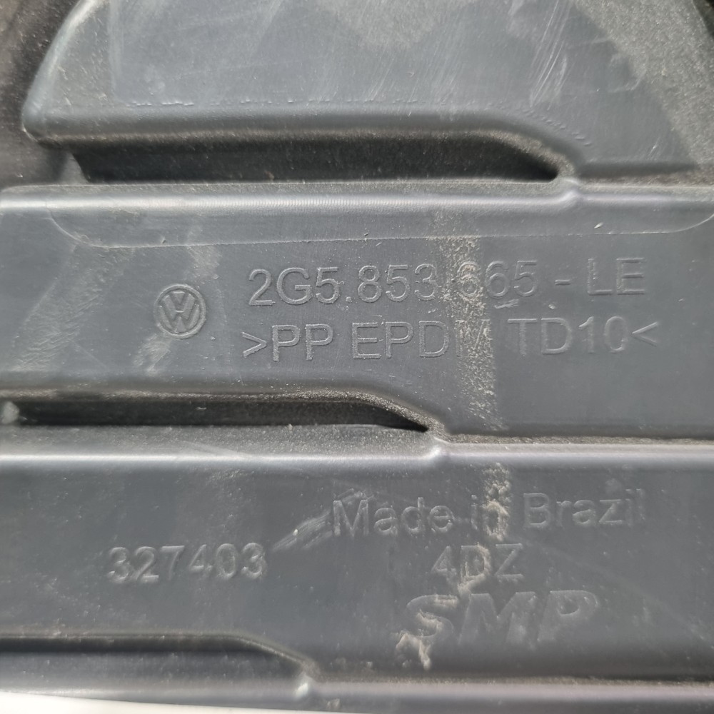 Moldura Farol De Milha Esquerdo Volkswagen Nivus 2020/2021 Preto Esquerdo 10