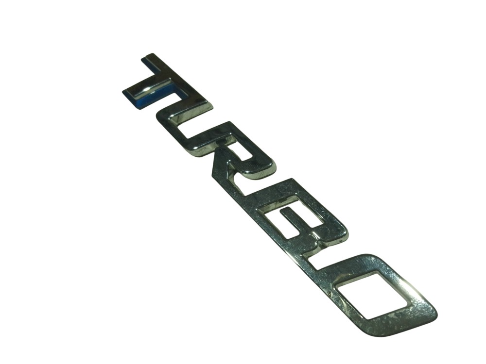 Emblema Azul Cromado Turbo Onix Tracker 2020 A 2024 Et3925 Cromado/azul 5