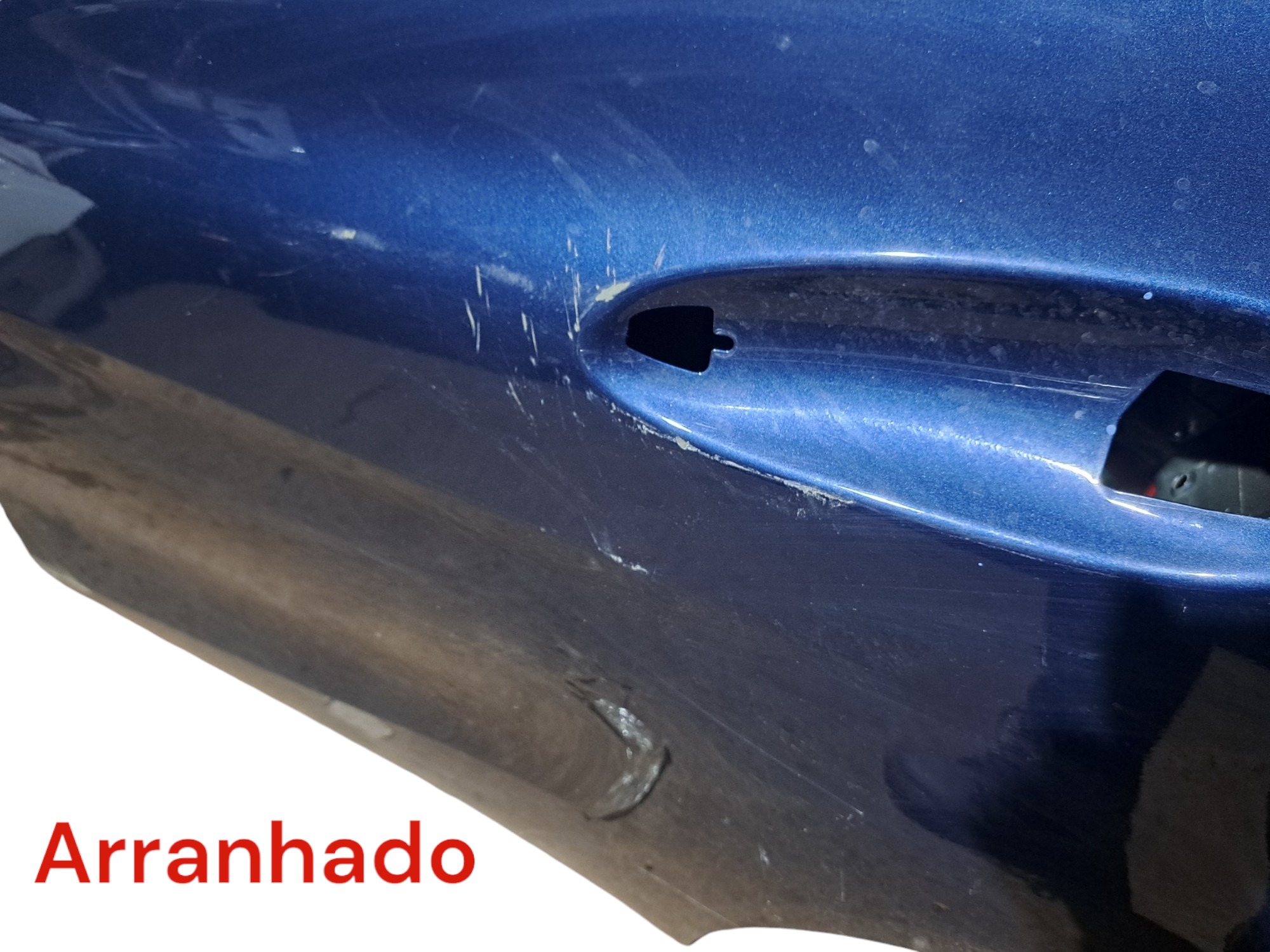 Porta Traseira Esquerda Mercedes Gla Gla200 2015 Recuperada  Traseira Esquerdo Azul