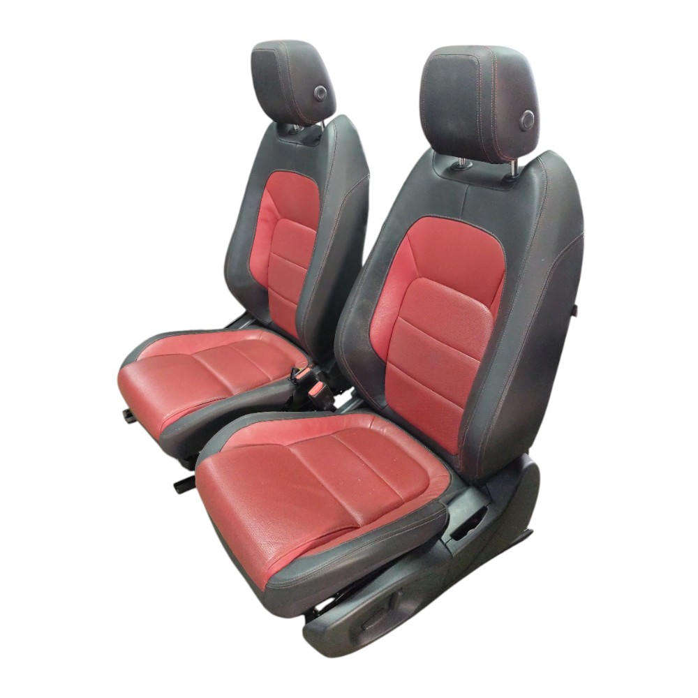 Jogo Banco Jaguar Xe R Sport 2019 2018 2017 2016  Preto/vermelho 3