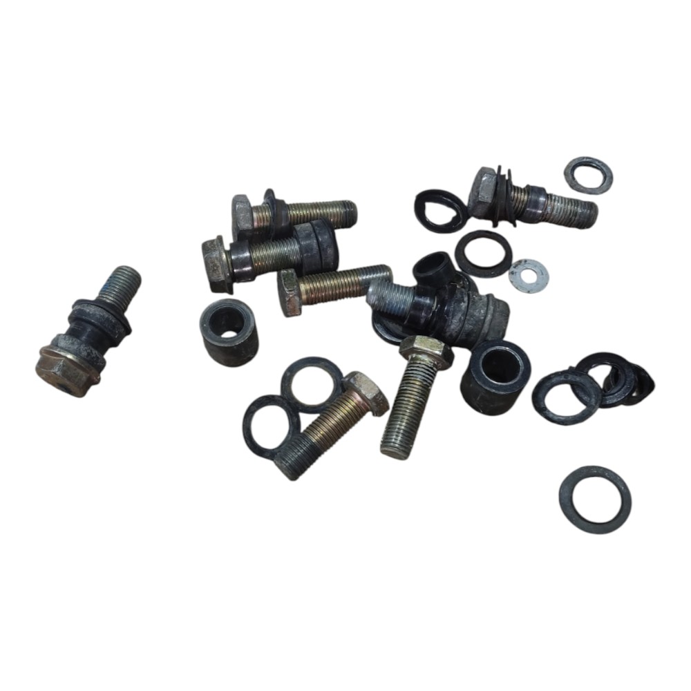 Kit Cintos Dianteiro E Traseiro Fiat Siena Preto 6