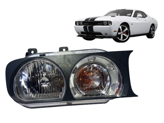 Farol Dianteiro Esquerdo Dodge Challenger 2008 A 2012 Usado 5