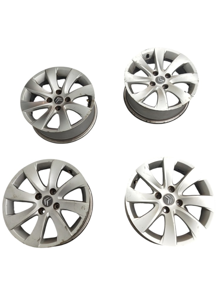 Jogo Rodas 16 C4 Hatch Glx Prata Prata