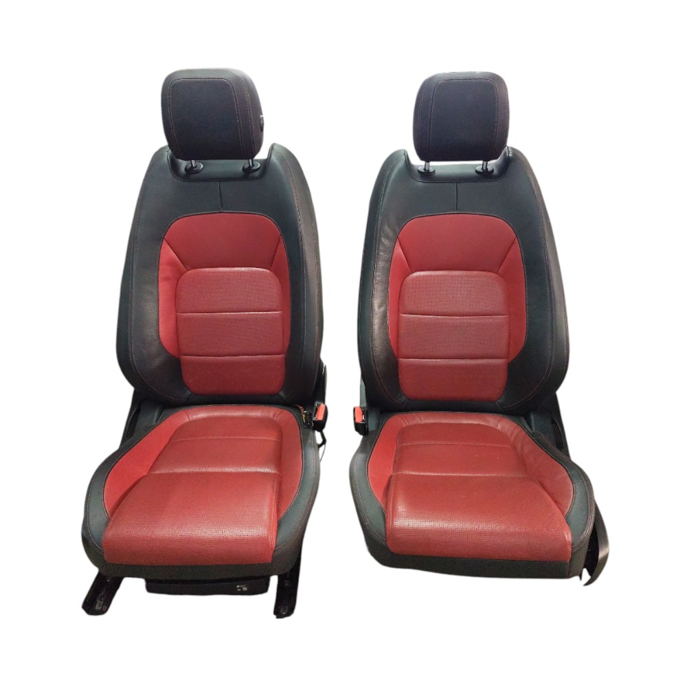 Jogo Banco Jaguar Xe R Sport 2019 2018 2017 2016  Preto/vermelho 4