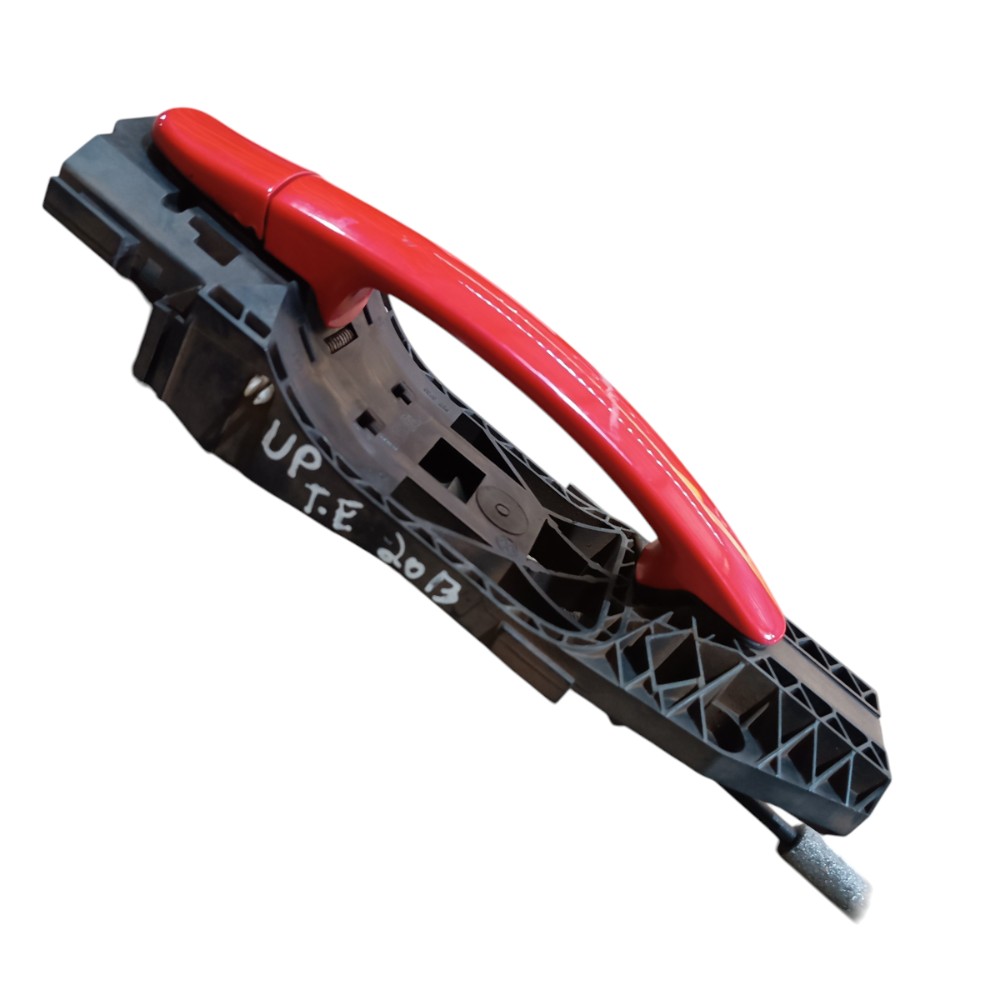 Maçaneta Externa Porta Traseira Esquerda Vw Up 2013 2017   Vermelho Traseira 5
