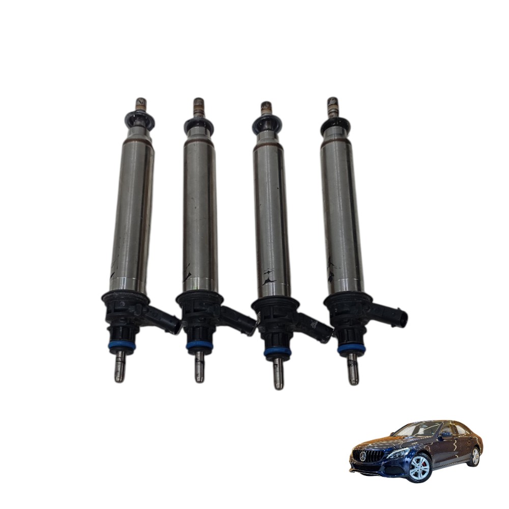 Kit Bicos Injetores Mercedes Benz C180 1.6 2014 2015 Bosch 12v
