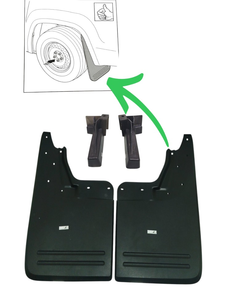 Kit Parabarro Tras Vw Amarok 2010 a 2016 2H0821812A 2