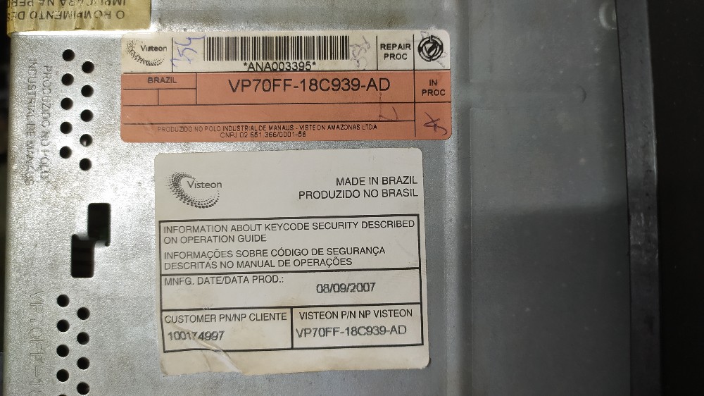 Rádio Som Fiat Idea 1.4 2007 Vp70ff18c939ad 2
