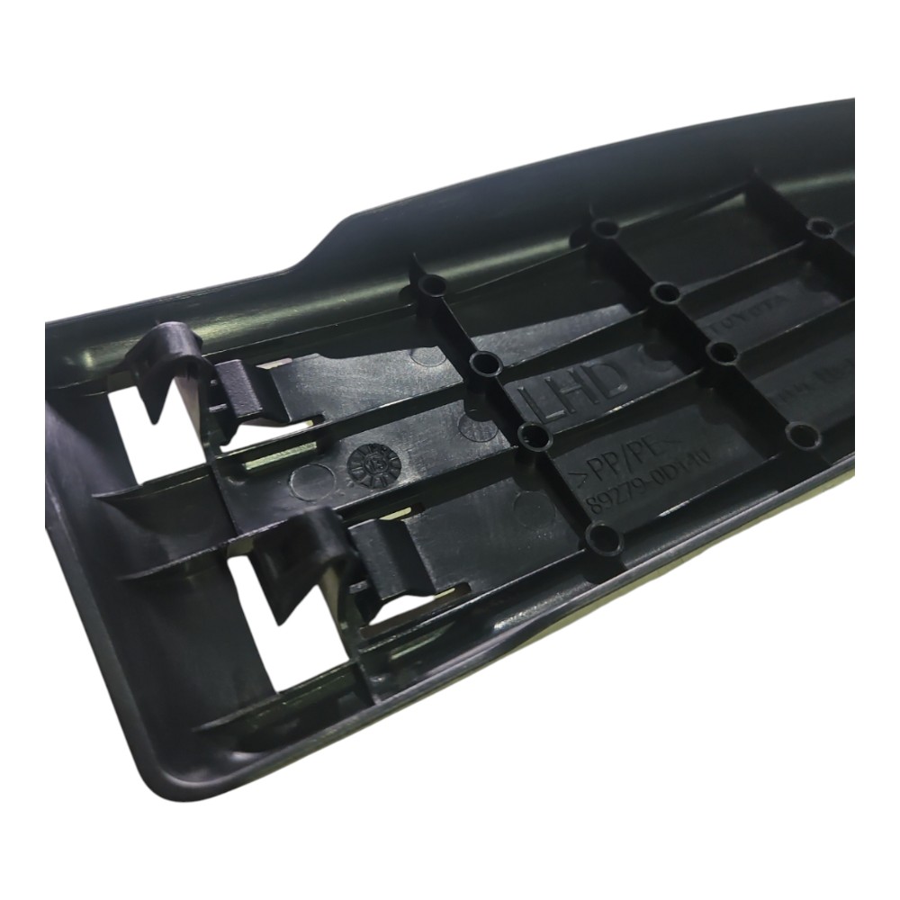 Moldura Tampa Painel Inferior Acabamento Toyota 2012 A 2020 Preto 5