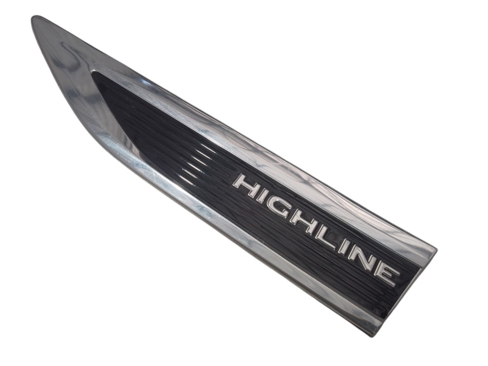 Emblema Esquerdo Highline Original  Cromado Cromado 2