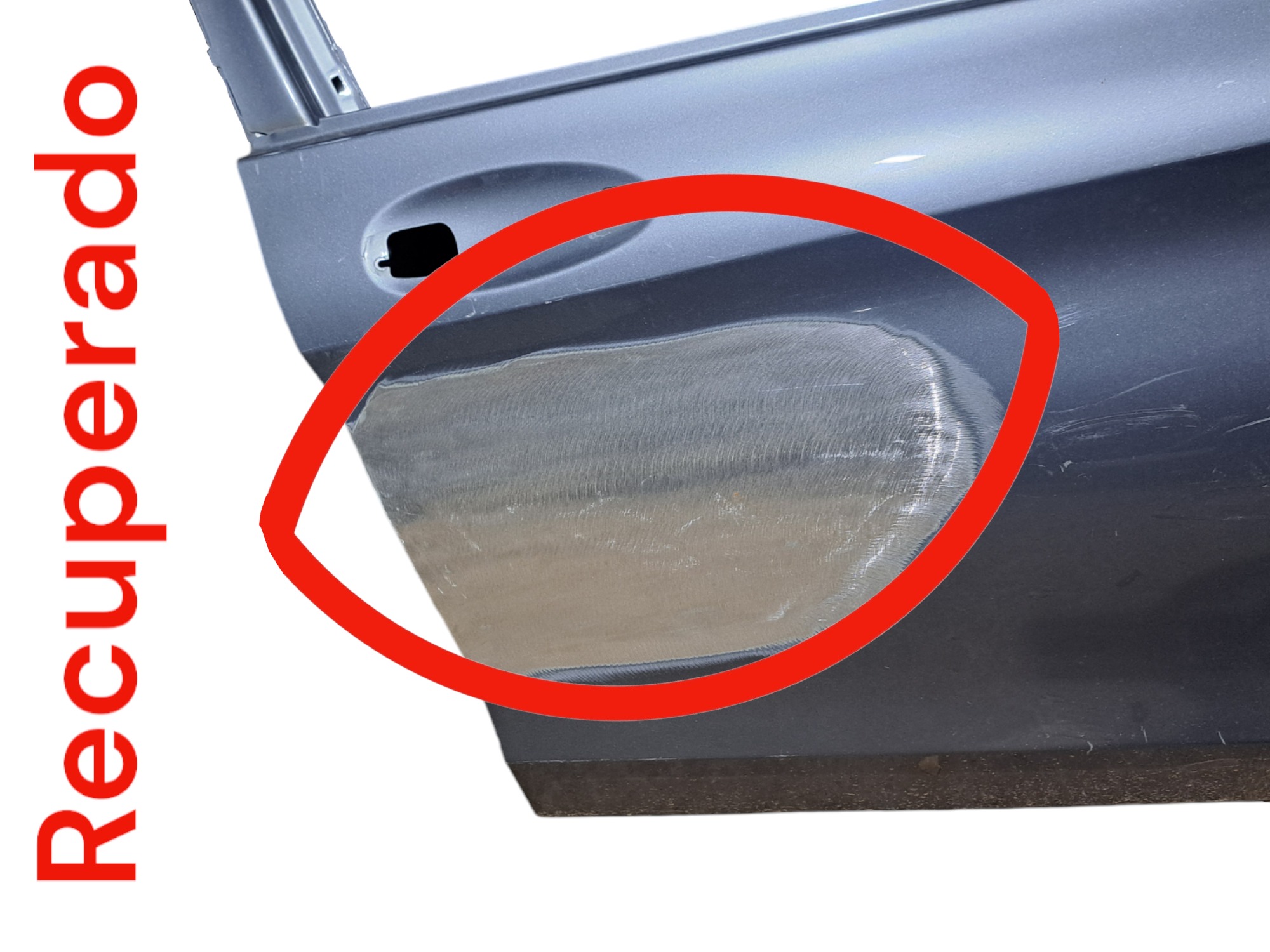 Porta Dianteira Direita Mercedes C180 C200 2015 Recuperada  Dianteira Direito Prata