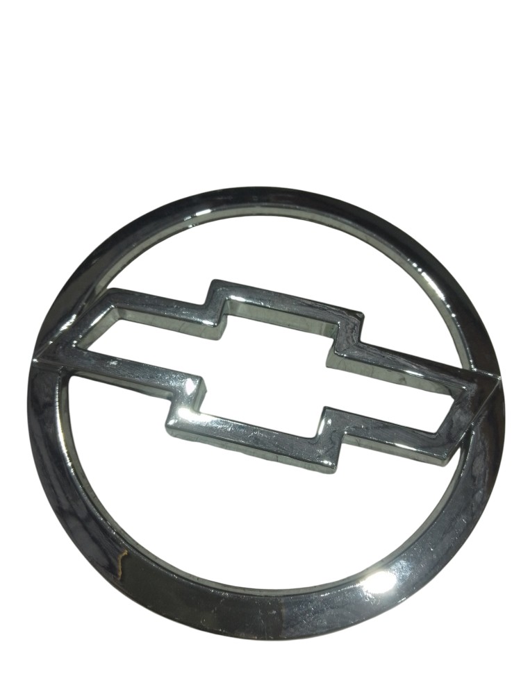 Emblema Gravata Chevrolet Zafira Meriva Prisma Cromado Prata/cromado