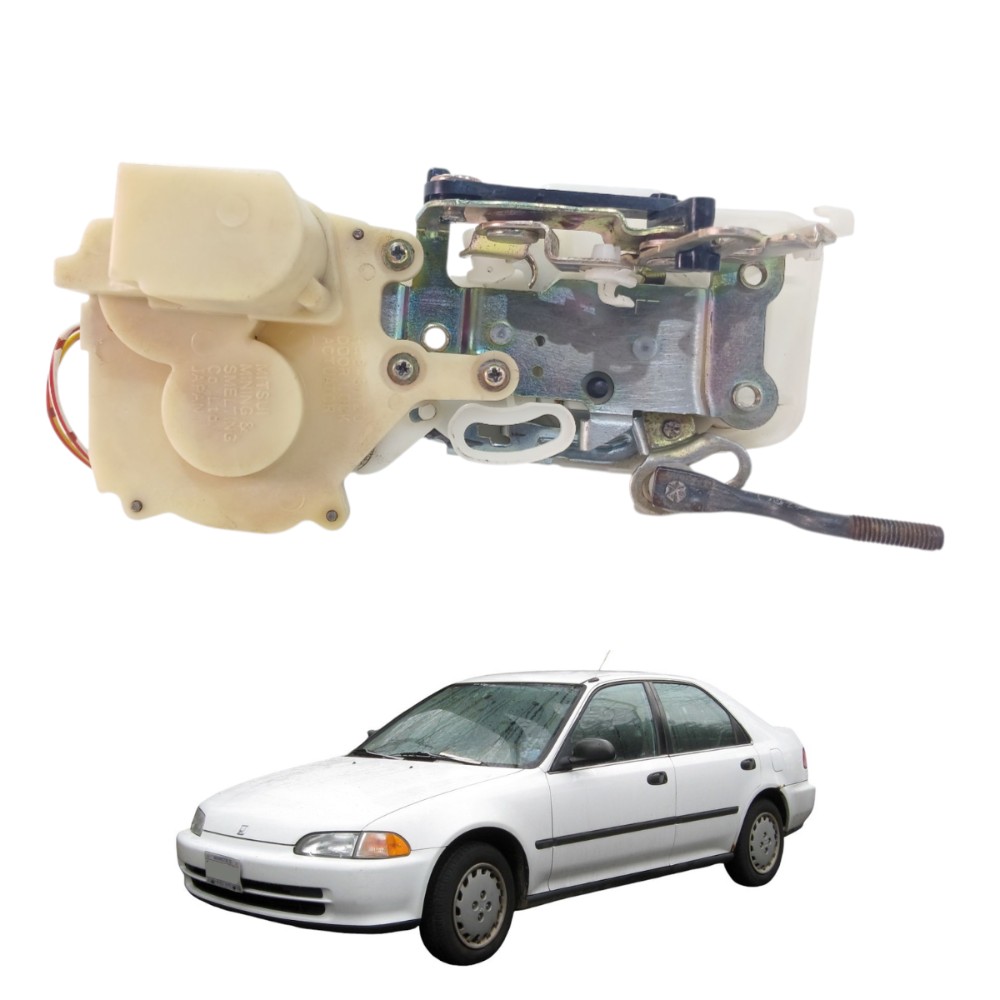 Tranca Porta Traseira Esquerda Honda Civic 1992 A 1995 862