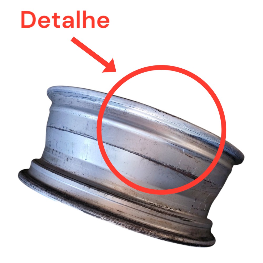 Jogo Roda Aro 18 5×114,3 Hyundai Veracruz 2008 2009 Detalhe Prata