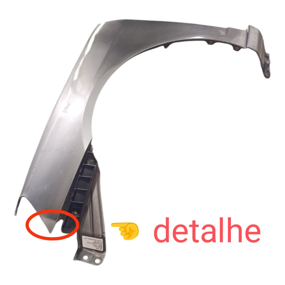 Paralama Esquerdo Honda Civic G7 2001 2002 2003 2004 Detalhe 1
