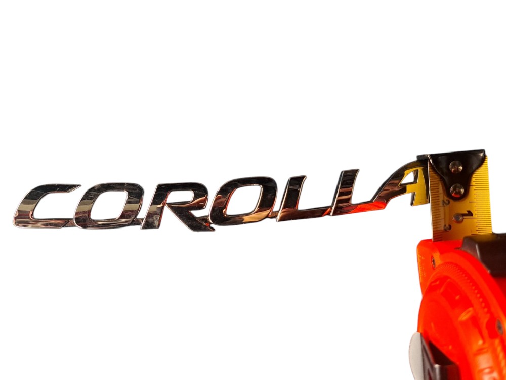 Emblema Símbolo Nome Corolla  Cromado