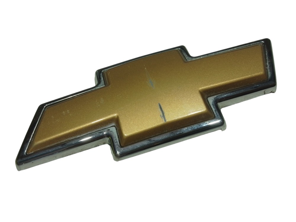 Emblema Insignia Gravata Chevrolet Cromada 12cm X 5cm  Cromado