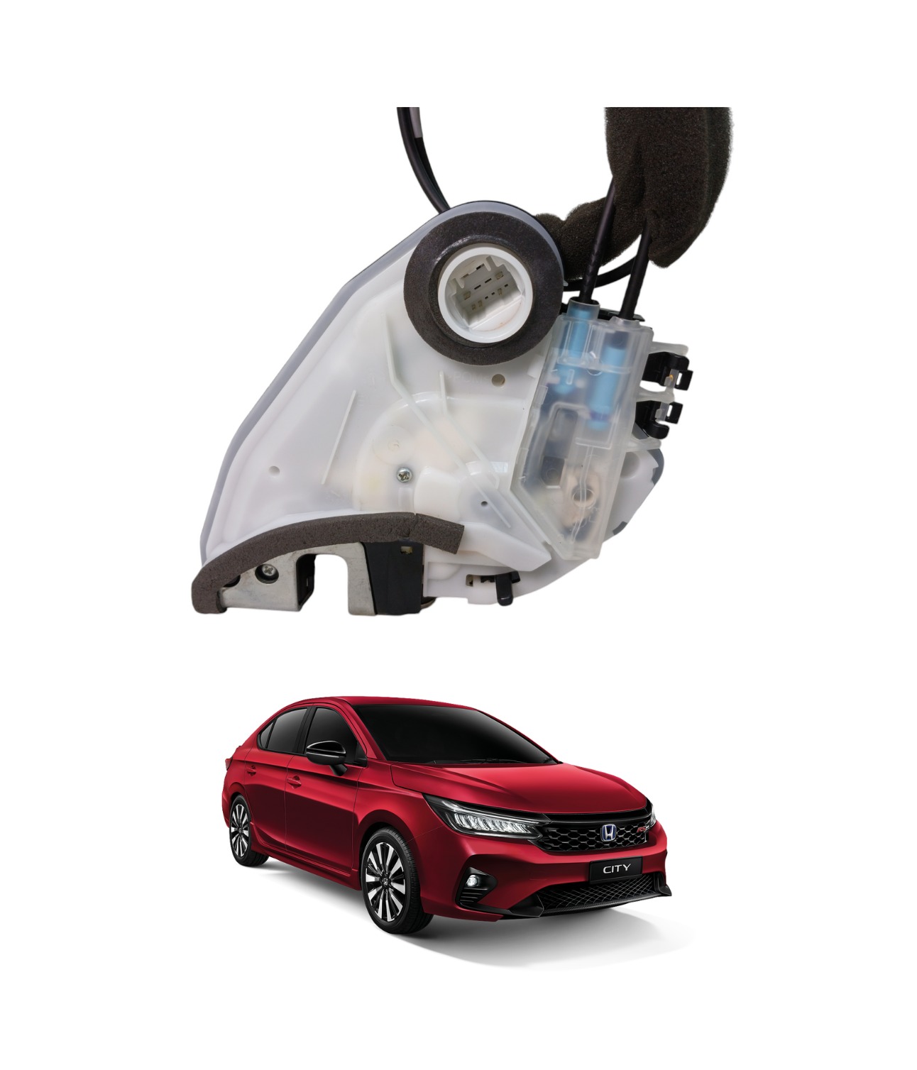 Tranca Porta Traseira Esquerda Honda City 2022 A 2024 2766