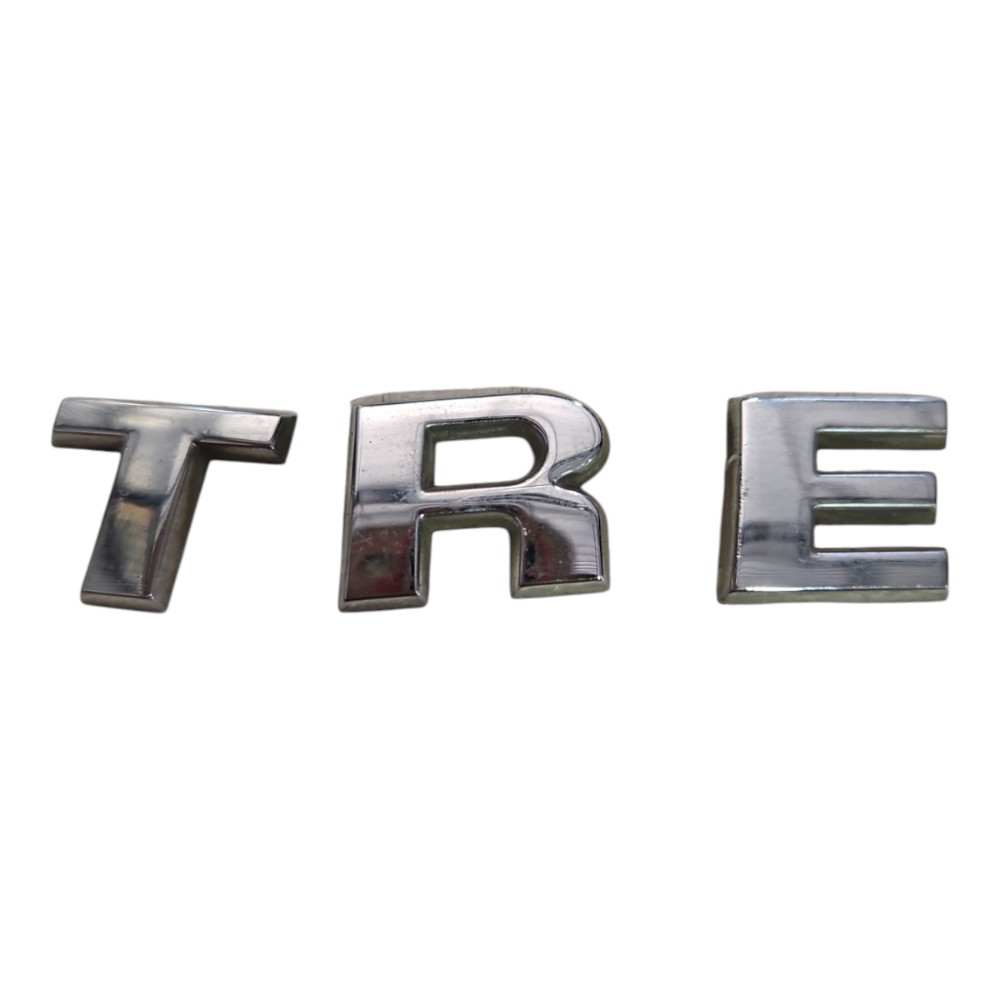 Emblema Letras Trend Volkswagen  Prata Prata Prata 2