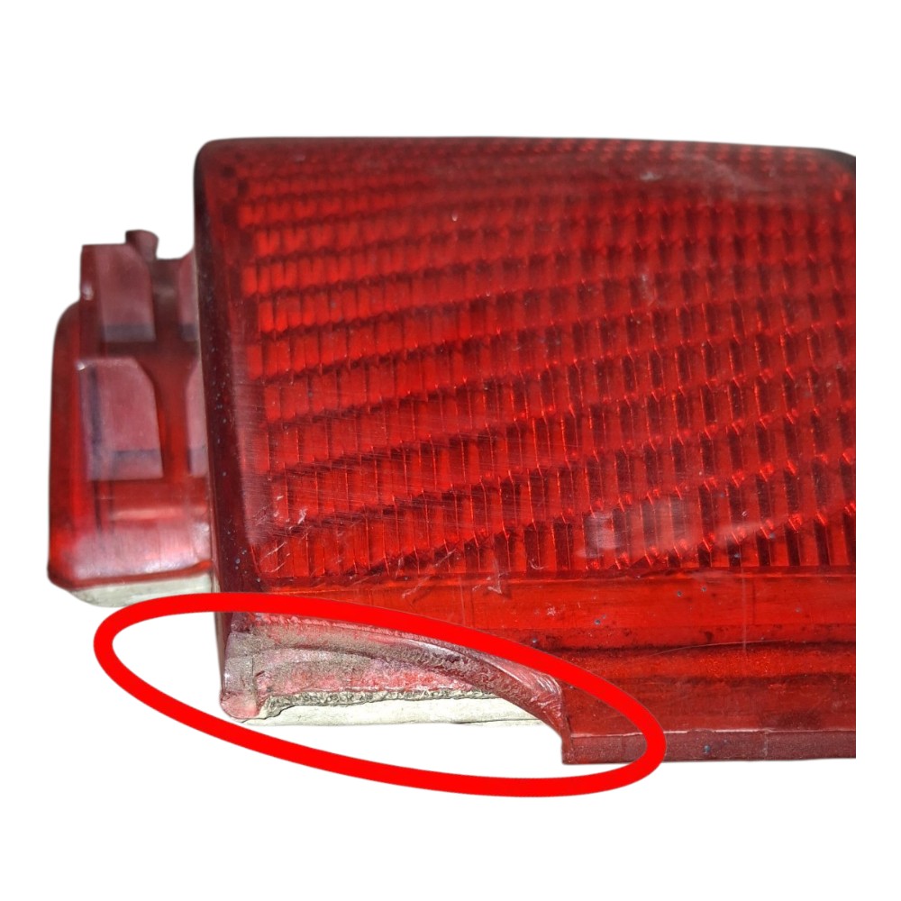 Refletor Olho De Gato Esquerdo Meriva Maxx 2007 Vermelho 3