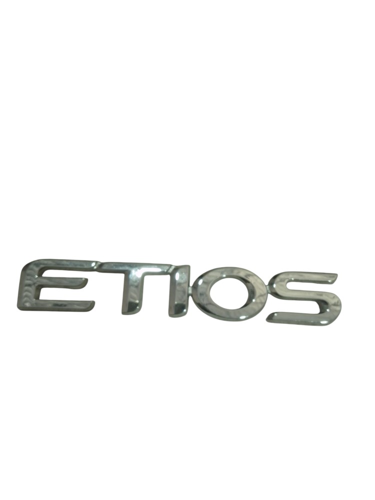 Emblema Letreiro Tampa Traseiro Toyota Etios  Cromado  Cromado