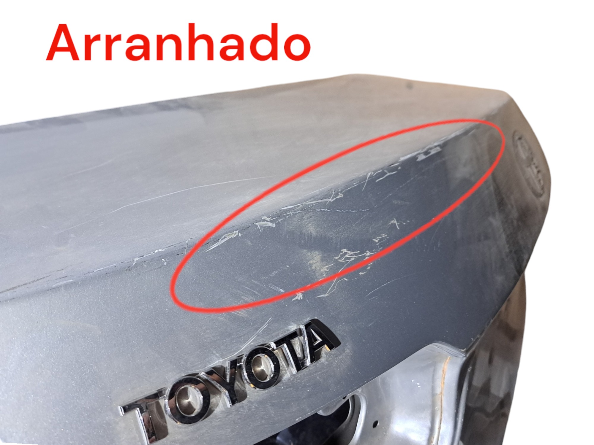 Toyota Corolla Traseira Tampa Prata  2016 2017 2018 2019  Prata