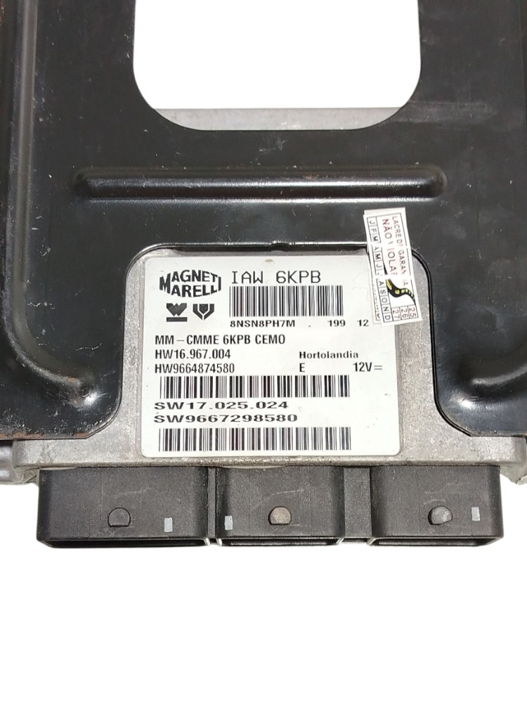 Kit Code Injeção Peugeot 308 2.0 Manual 2013 2
