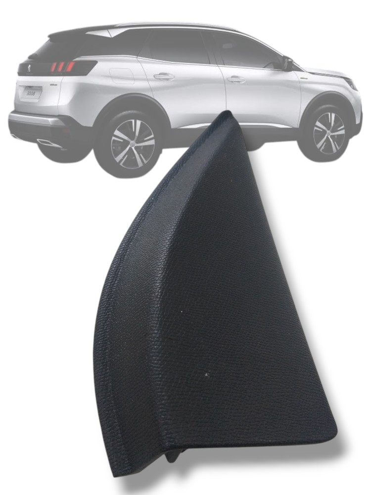 Acabamento Porta Traseira Esquerda Peugeot 3008 1.6 2018 19 – Preto 1