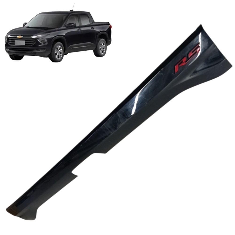 Friso Tampa Traseira Gm Montana Rs 2024 2025 2026 Detalhes Preto