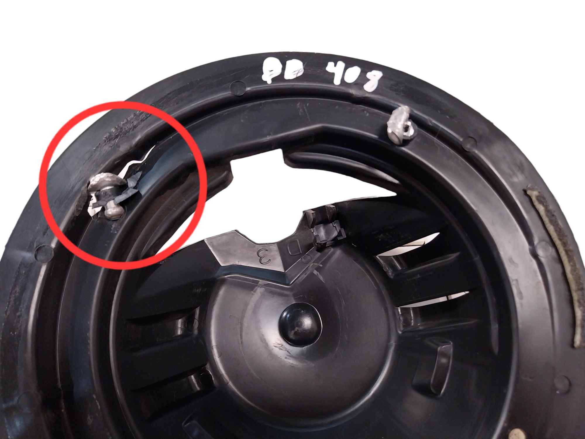 Suporte Alto Falante Dian. Direito Peugeot 408 308 Detalhe 1