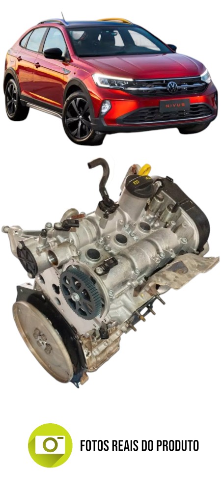 Motor Nivus T-cross 1.0 12v Tsi Volkswagen 2023 16mil Km 1