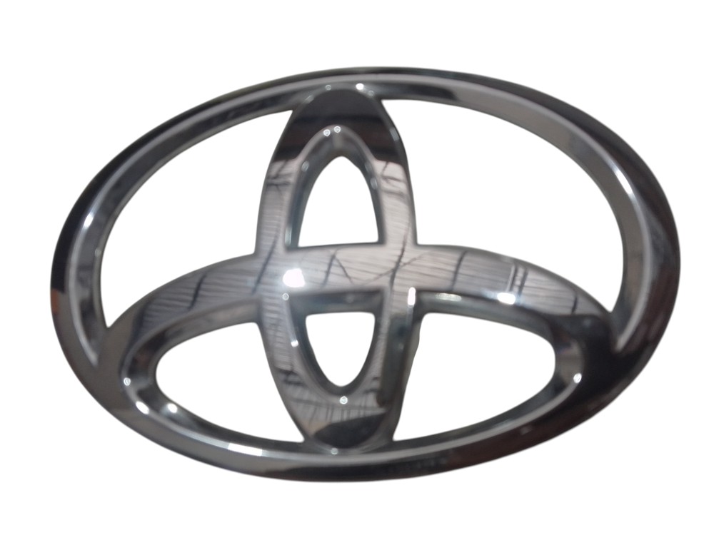 Emblema Traseiro/dianteiro Toyota Cromado 9x13cm  Prata/cromado 4