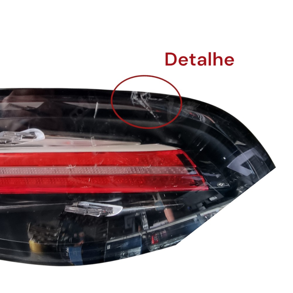 Lanterna Esquerda Porsche 718 Boxster Cayman 2017 Recuperado Esquerdo Vermelha 2