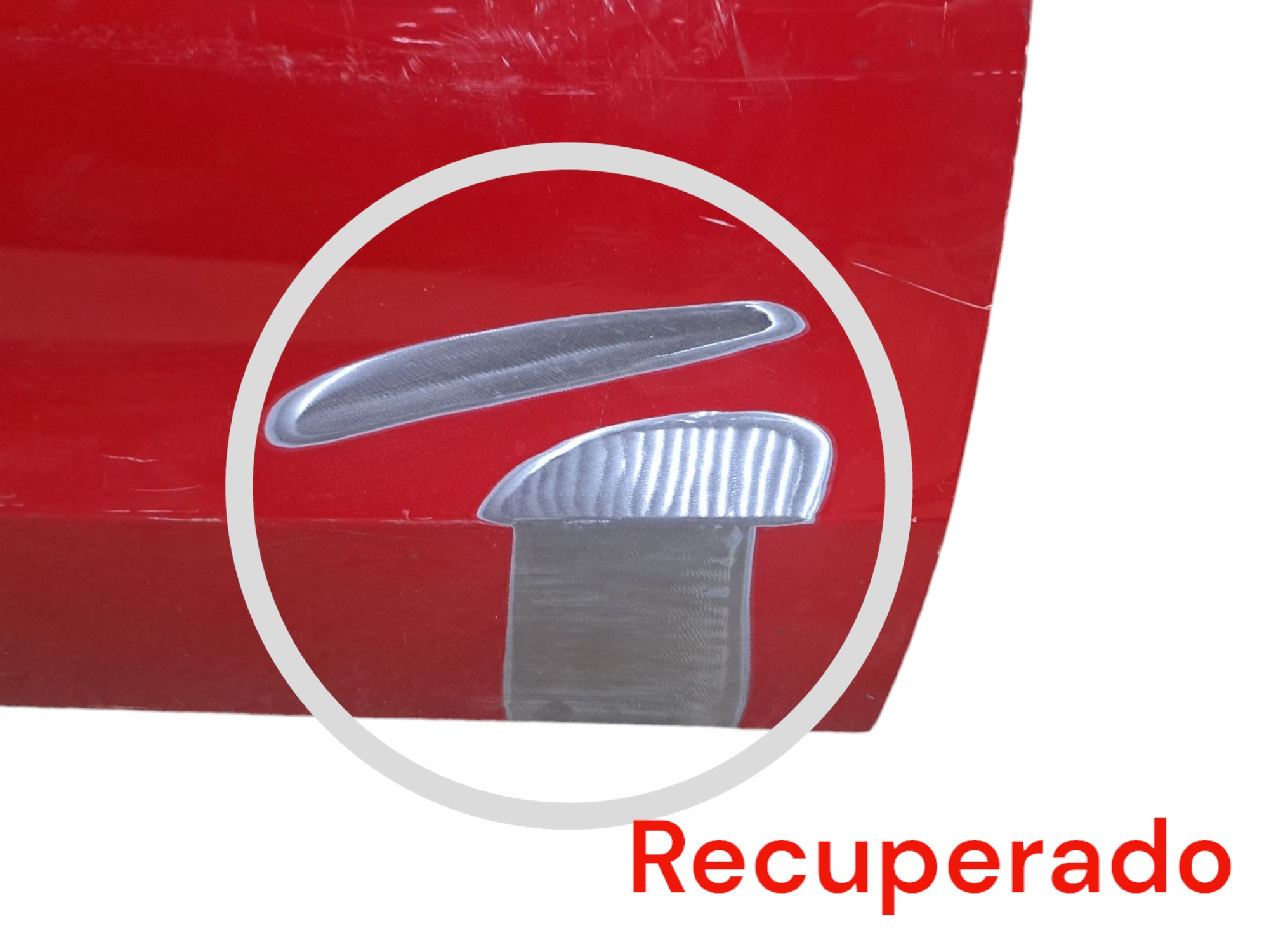Porta Dianteira Direita Mercedes A200 A250 2015 Recuperado Dianteira Direito Vermelho