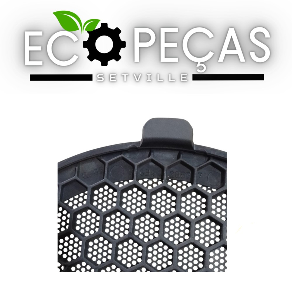 Tela Grade Moldura Alto Falante Xsara Picasso 2000 A 2010  Preto 2