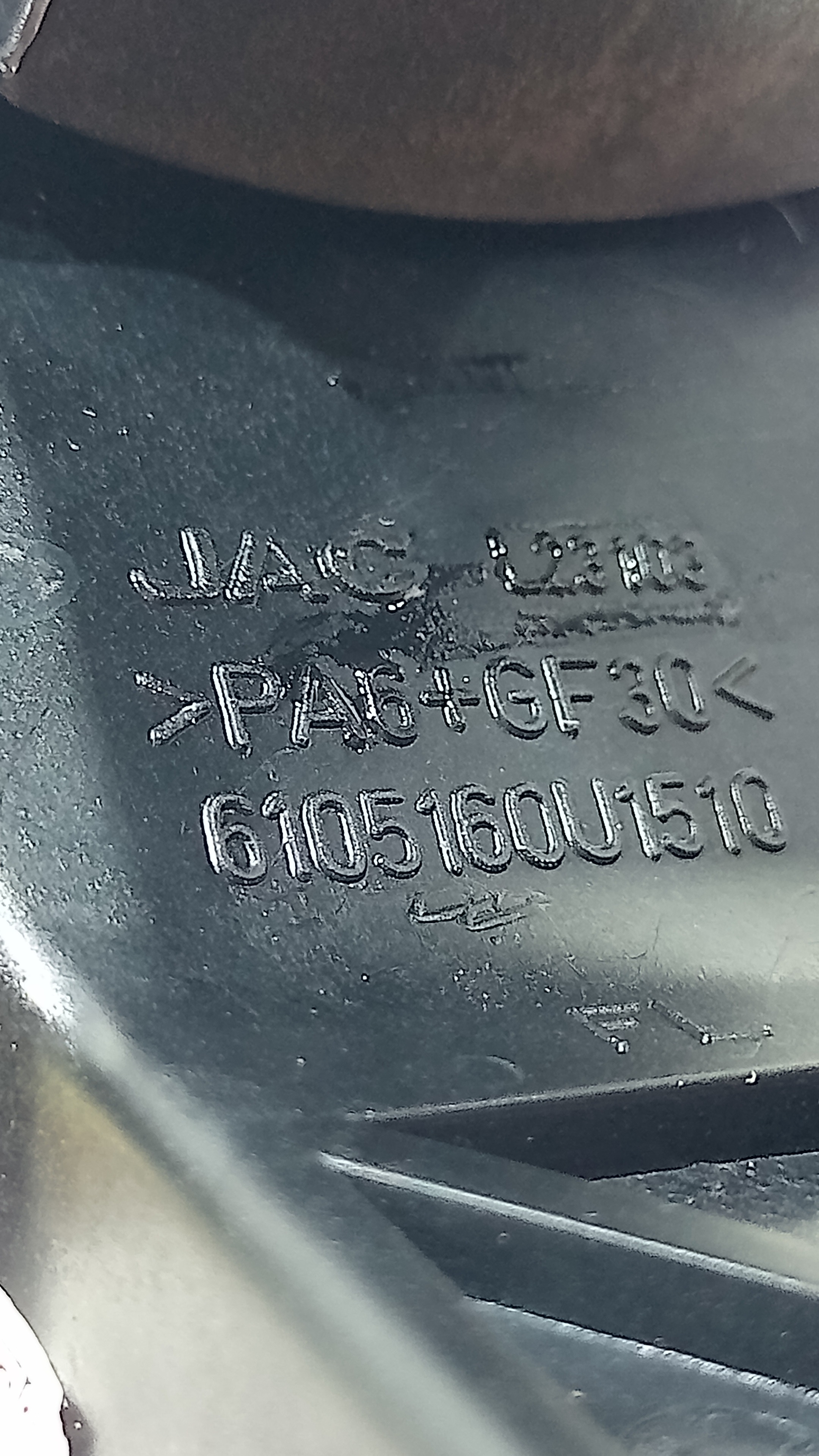 Maçaneta Ext Porta Diant Esq Detalhe Jac T6 2016 6105160u15 6