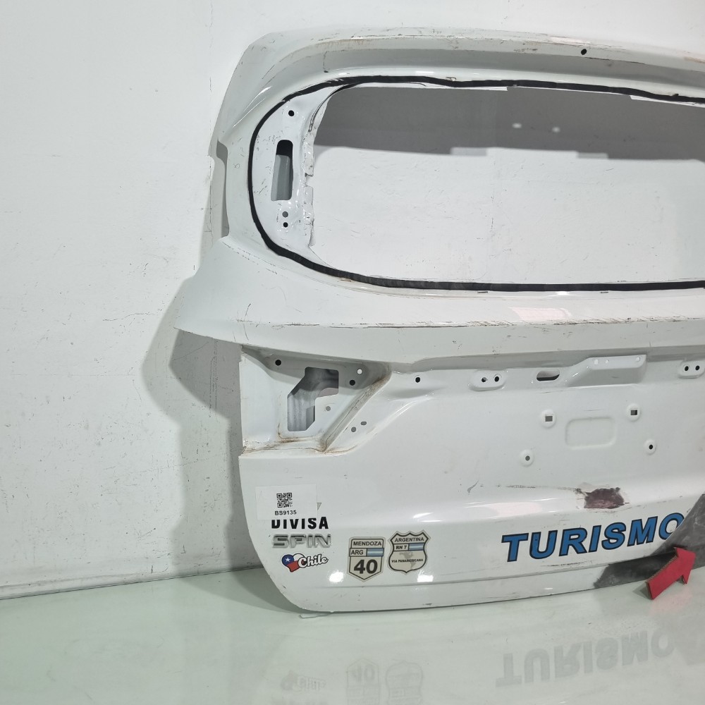 Tampa Traseira Chevrolet Spin 2023 2024 2025 Branco 4