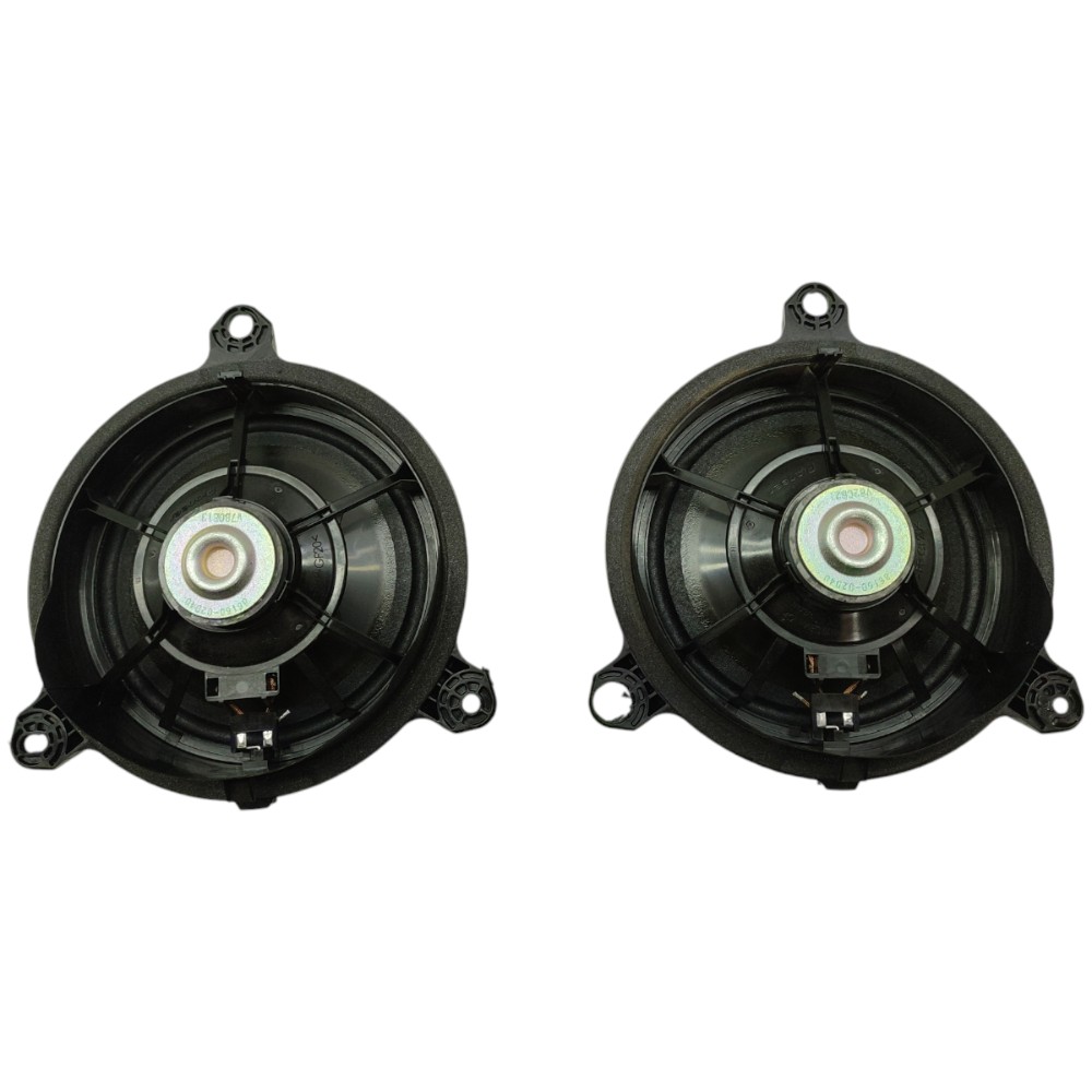 Par Alto Falante Porta Toyota Yaris 2024 2023 2022 2021 2020 Preto 1