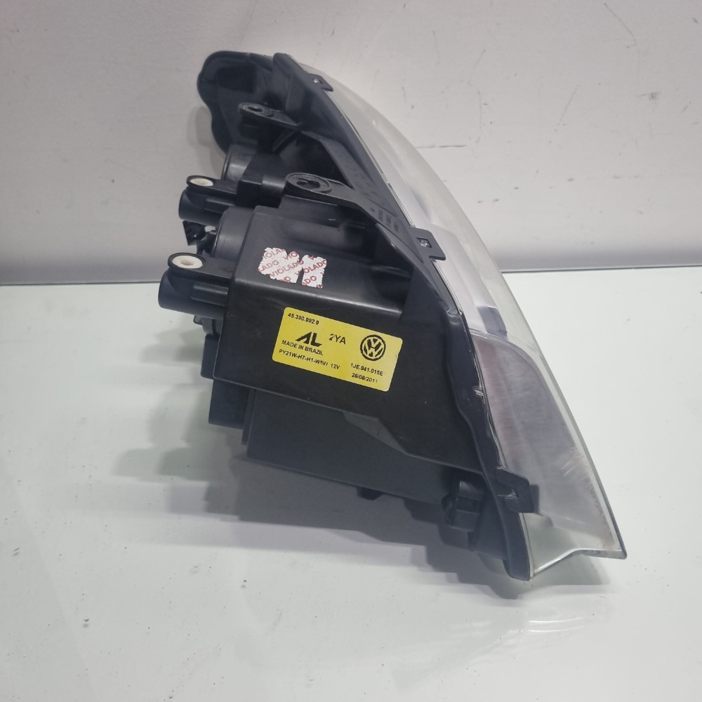 Farol Cromado Do Lado Esquerdo Volkswagen Golf 2008/2010 Esquerdo/motorista 5