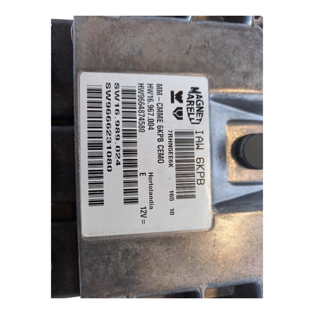 Modulo injeção Citroën peugeot C4 308 2010 hw9664874580 2