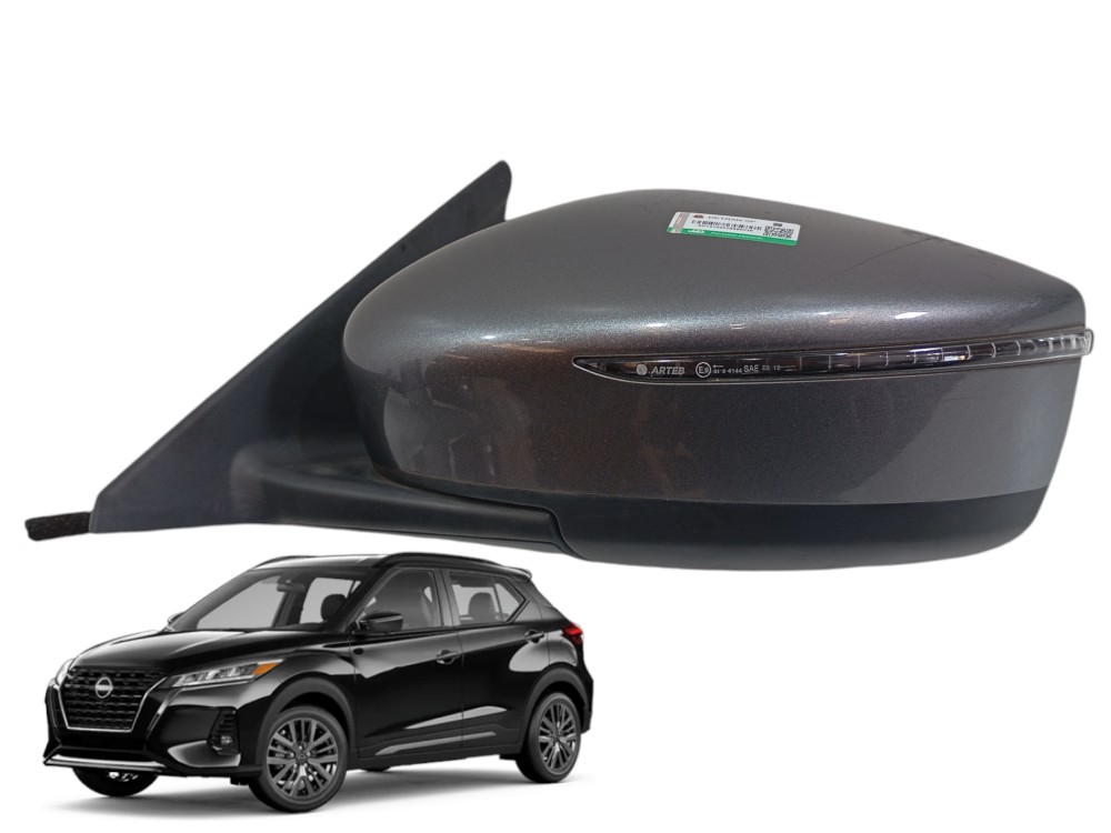 Retrovisor Elétrico Lado Esquerdo Nissan Kicks 1.6 2021 2022 3